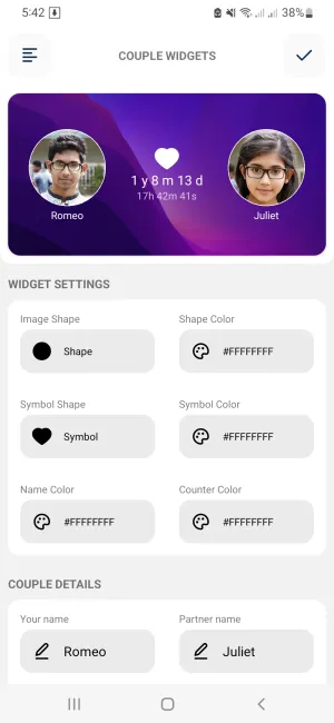 Couple Widgets screenshot 1