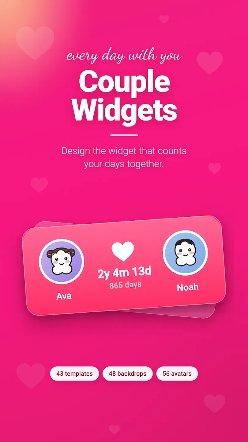 Couple Widgets: Days Together screenshot 1 of 6