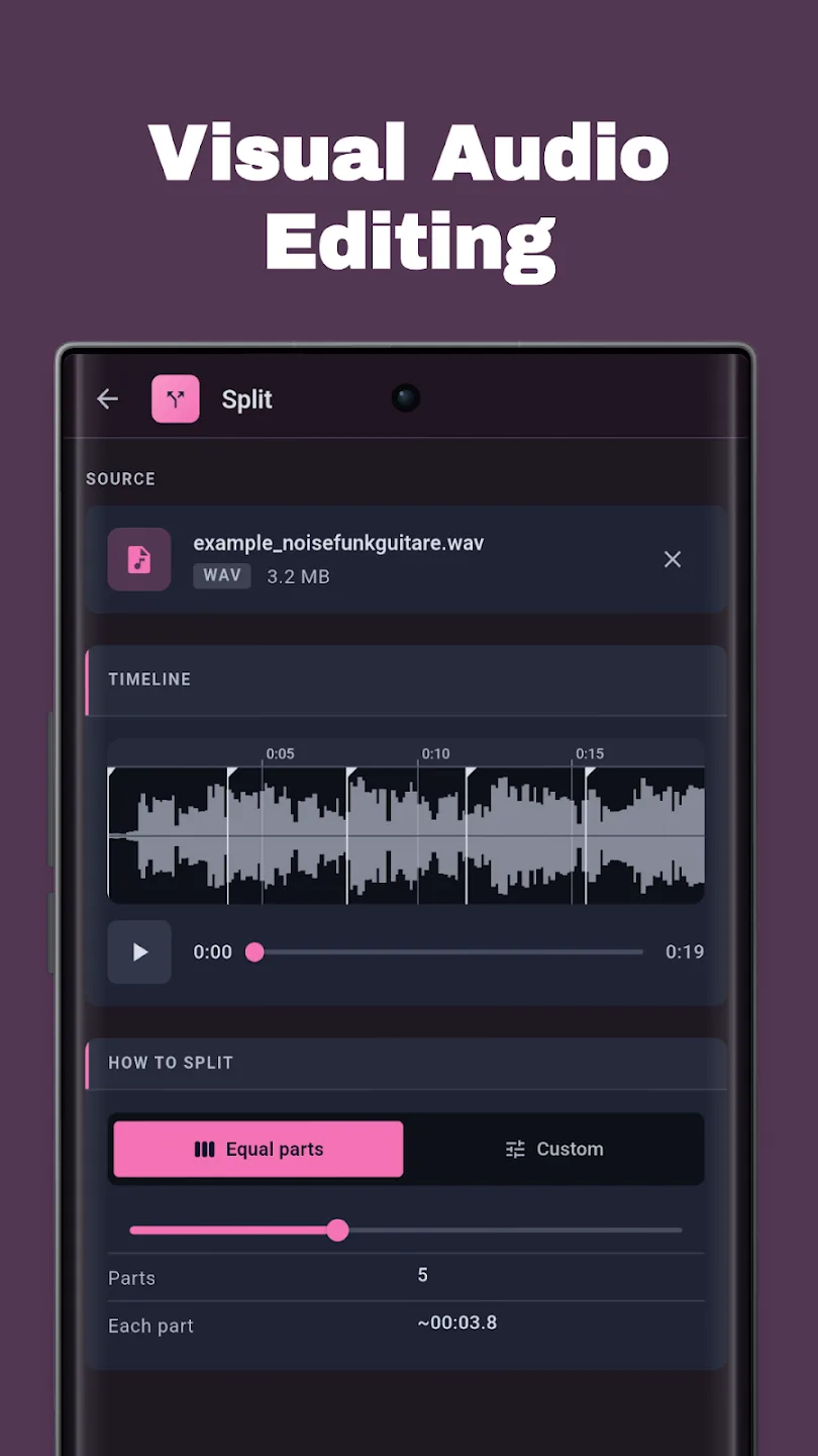 Sonary: MP3 & Noise Remover AI screenshot 5 of 6